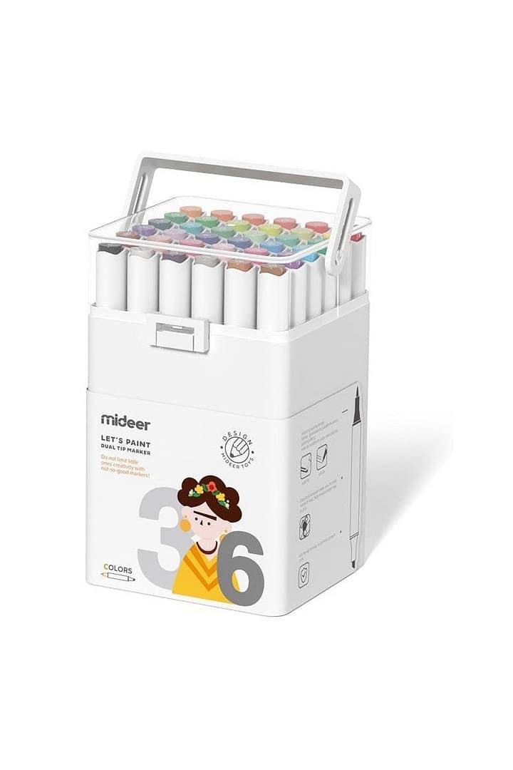 Dual Tip Markers - 36 Colors Mideer Art & Craft