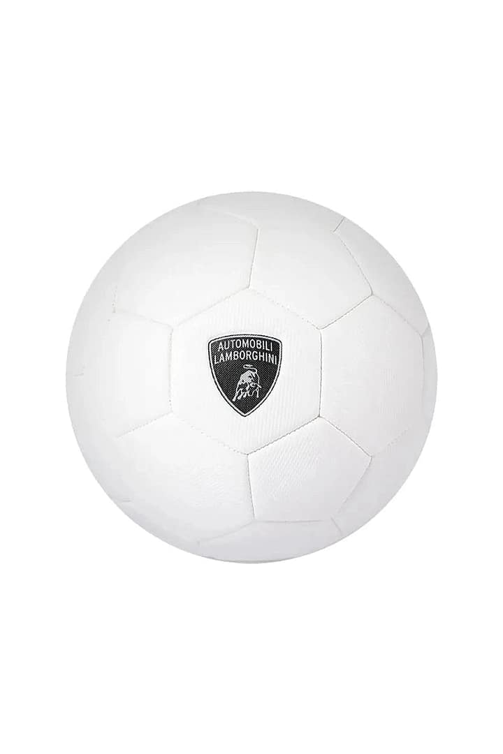 Lamborghini-5 Pvc Soccer Ball-White (Size 5) Lamborghini Sports