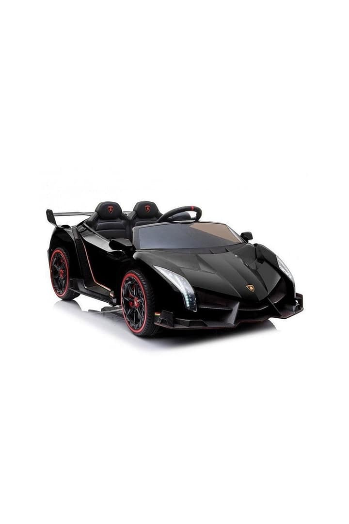 Lamborghini Veneno Kids Electric Car – Black (12V) – Lamborghini Lamborghini Veneno Kids Electric Car - Black (12V) Lamborghini Electric Car