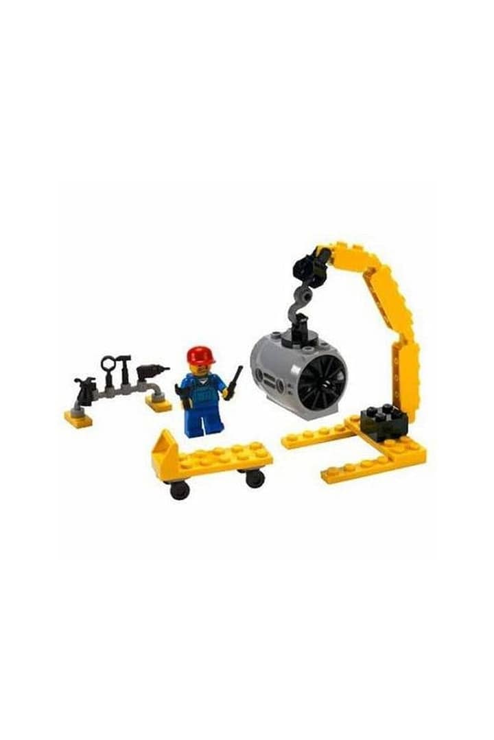 Lego Airplane Mechanic - City 7901 (Multicolor) Lego Building Sets