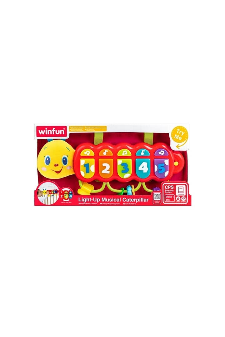 Light-Up Musical Caterpillar – Winfun Light-Up Musical Caterpillar Winfun Musical Toys