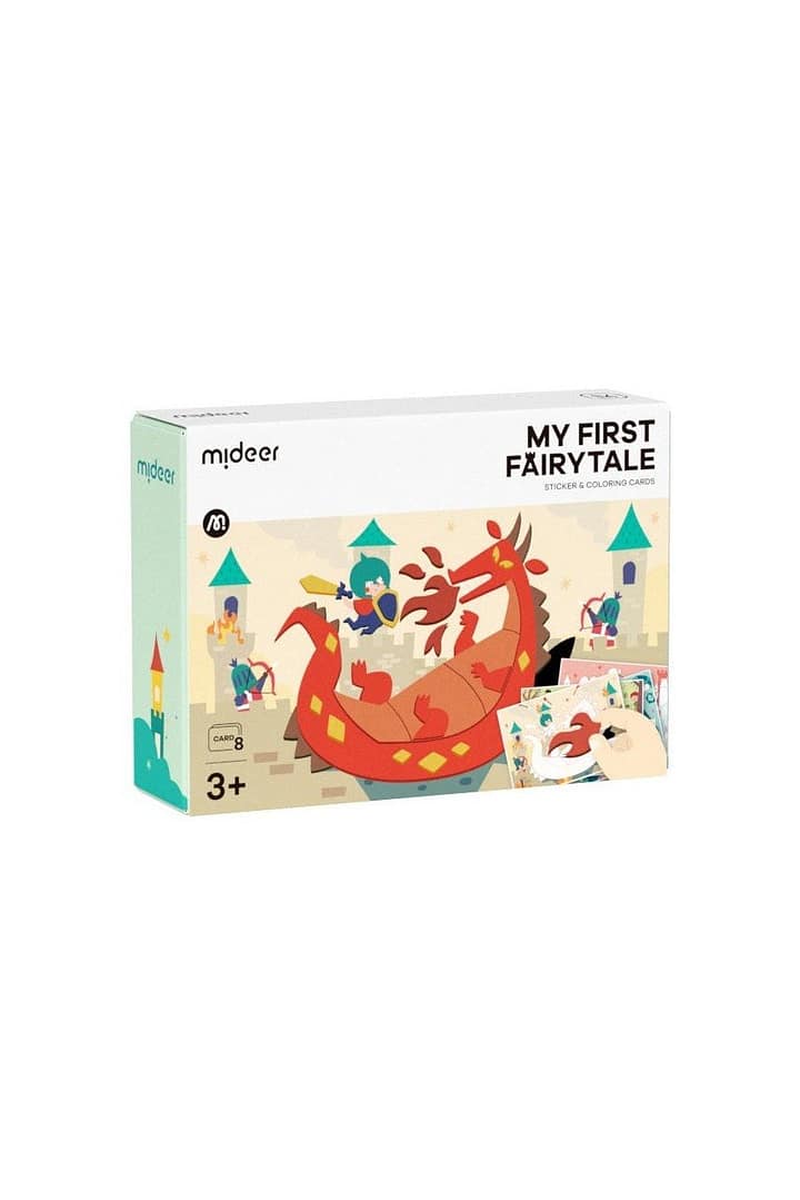 My First Fairytale - Sticker & Coloring Cards Mideer Sticker