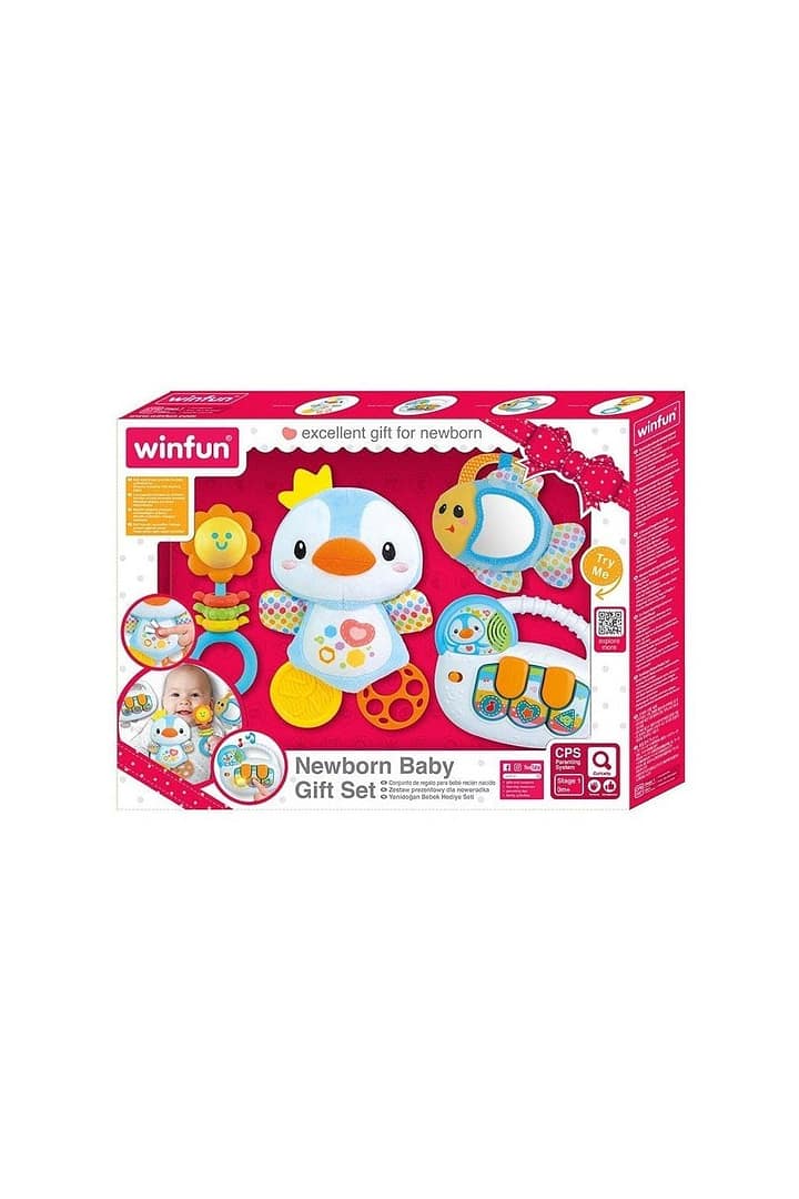 Newborn Baby Gift Set – Winfun Newborn Baby Gift Set Winfun Musical Toys