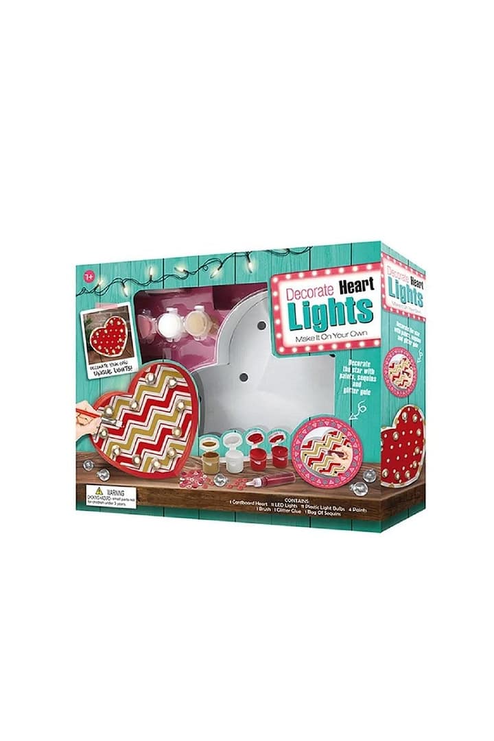 Sew Star - Decorate Your Own String Lights LED Kit - Heart Lights Sew Star Art & Craft