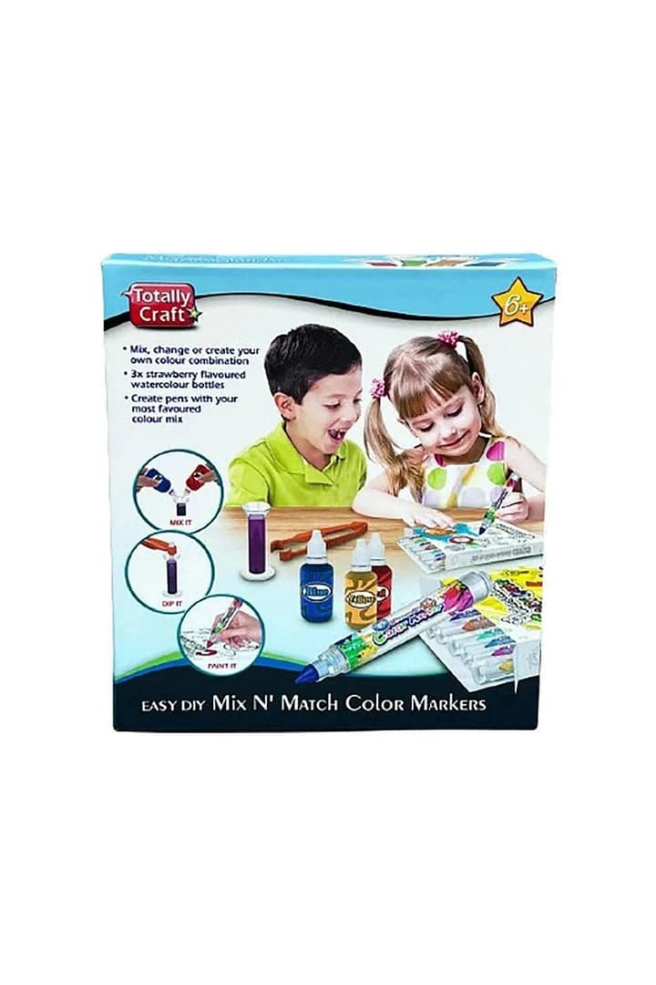 Totally Craft – Easy Mix N' Match Colour Markers DIY Crafts Kit – Totally Girlie Totally Craft - Easy Mix N' Match Colour Markers DIY Crafts Kit Totally Girlie Art & Craft