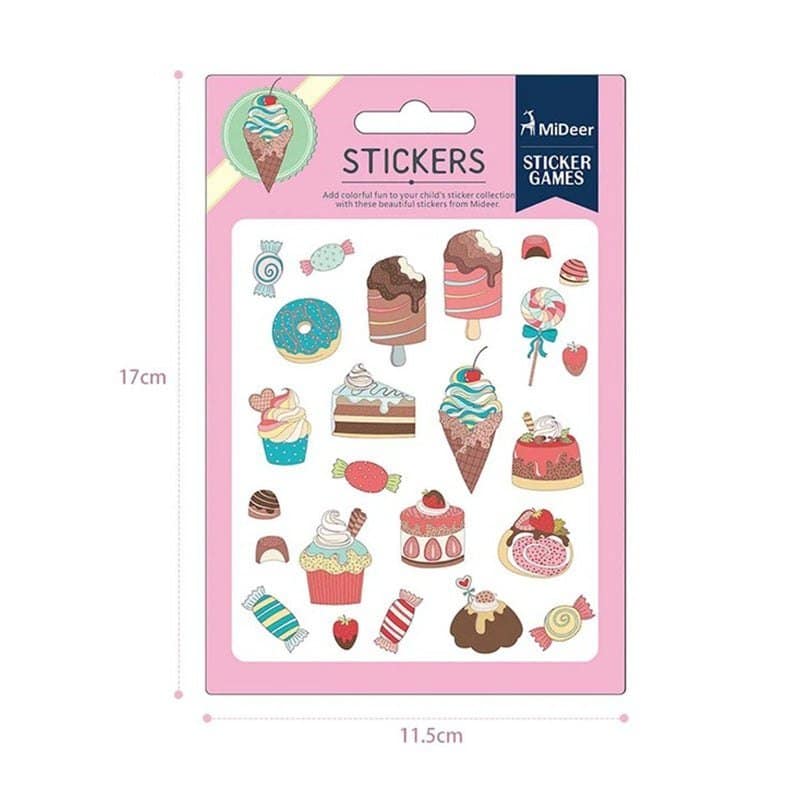 Colourful Stickers – Ice Cream – Mideer Colourful Stickers - Ice Cream Mideer Art & Craft