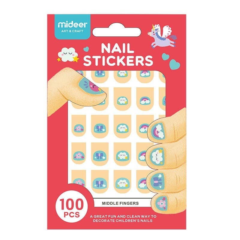 Nail Stickers – 100 Pcs – Mideer Nail Stickers - 100 Pcs Mideer Art & Craft