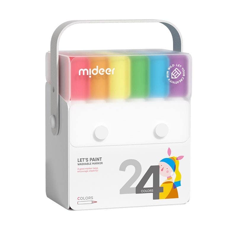 Washable Markers 2.0 - 24 Colors Mideer Early Education